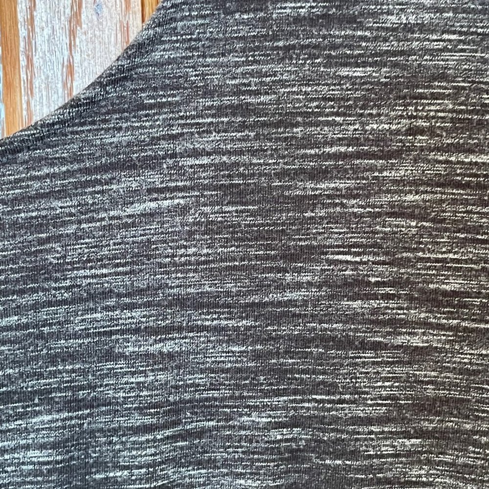 Express Cold Shoulder Dress Slouchy Long Sleeve Space Dyed Gray Womens M Tunic - Picture 9 of 13